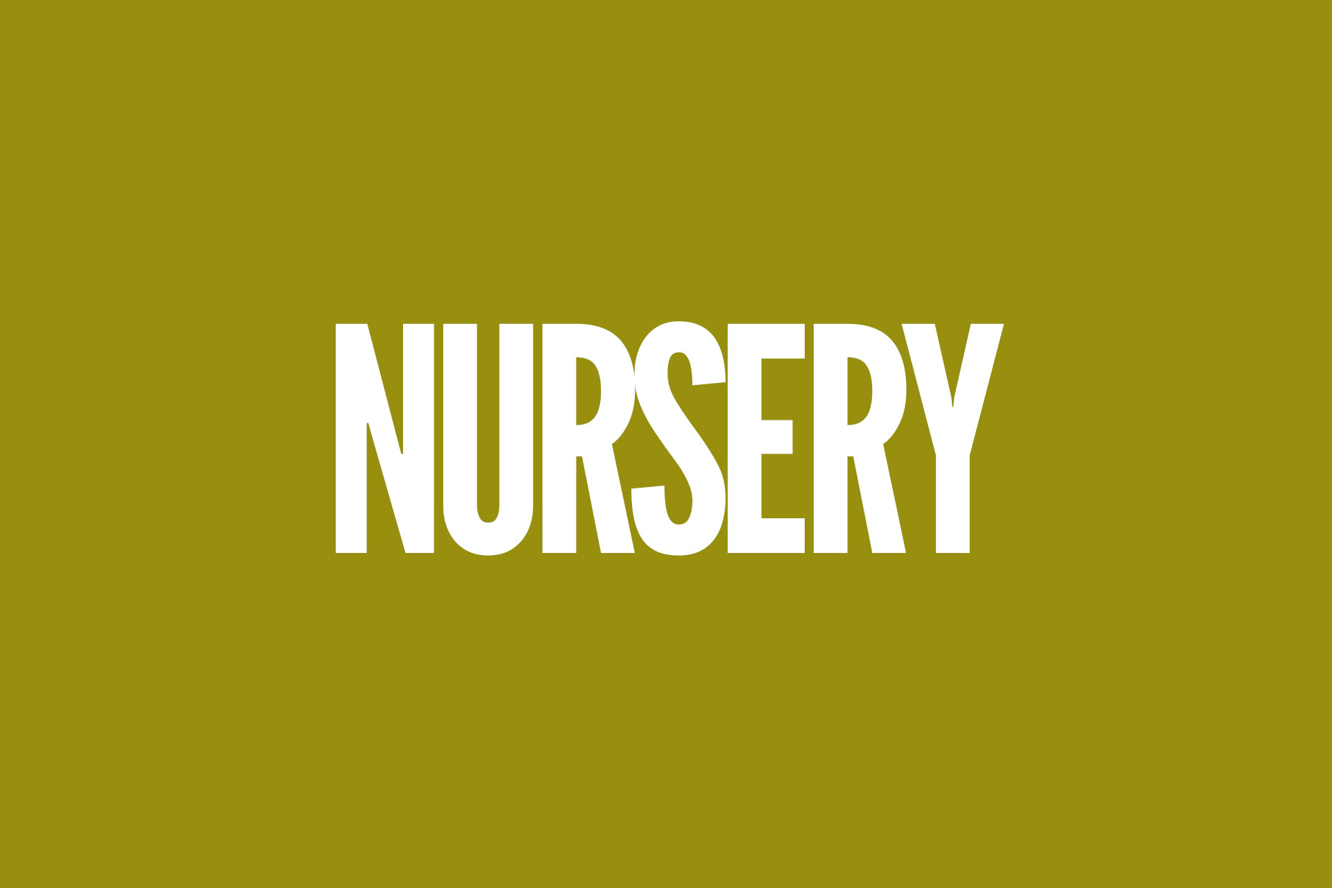 NURSERY MINISTRY